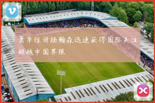 萧华惊讶杨瀚森迅速获得国际关注超越中国界限