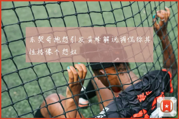 东契奇抱怨引发黄蜂解说调侃称其性格像个怨妇